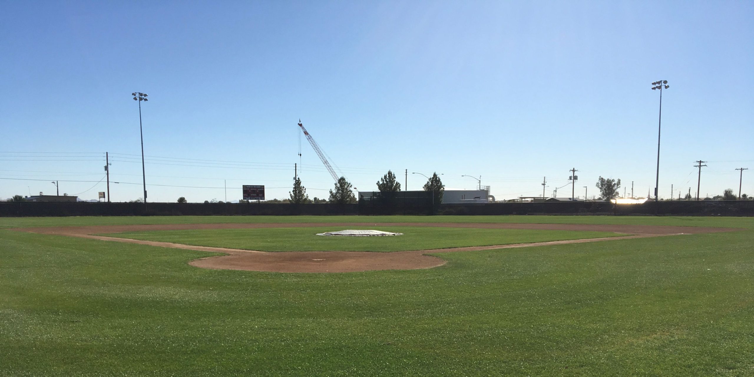 Maricopa's baseball field.