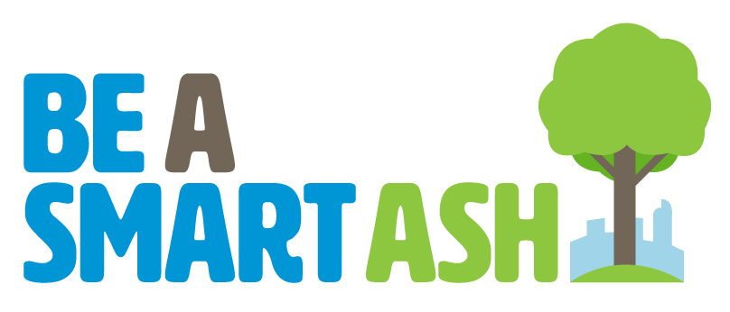 Be a Smart Ash's logo, which features a tree with a city behind it.