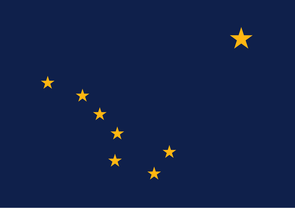 The flag of Alaska