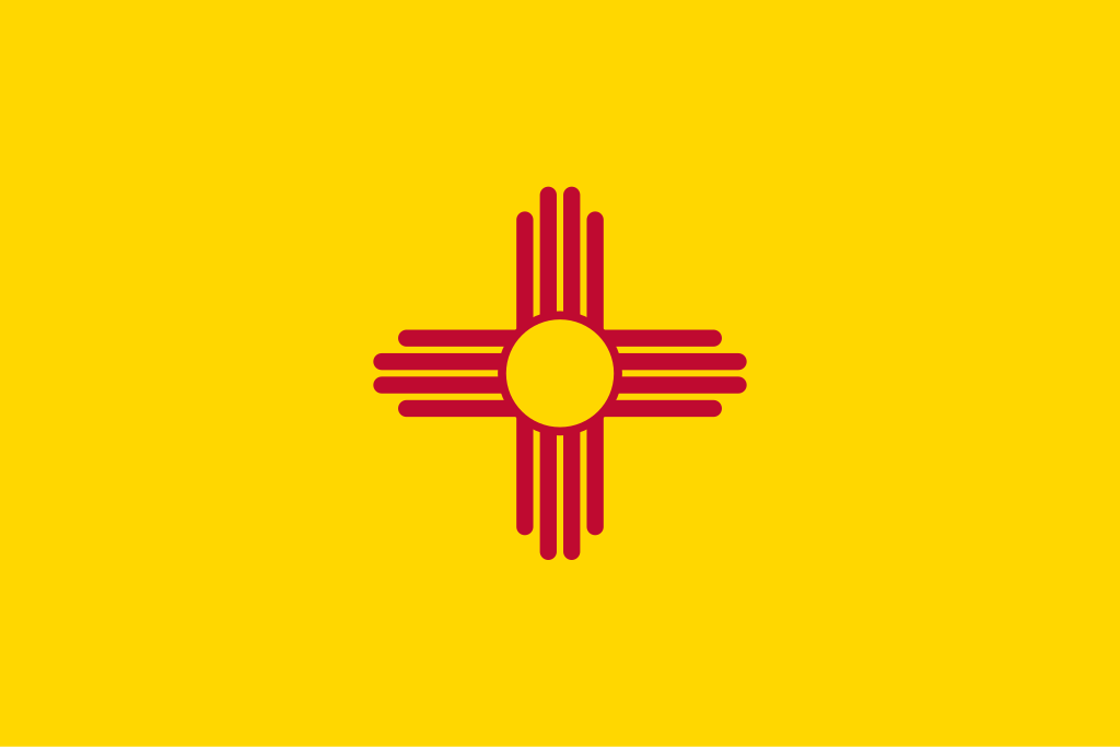 The flag of New Mexico
