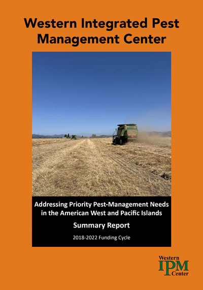 The first page of the Western IPM Center's 2018-2022 report